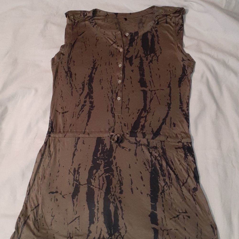 Calida Belted Tie Dye Camo-Look Romper Dress XS‎